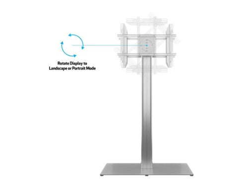 Multibrackets M Public Display Stand 180 HD Back to Back Silver w, Floorbase