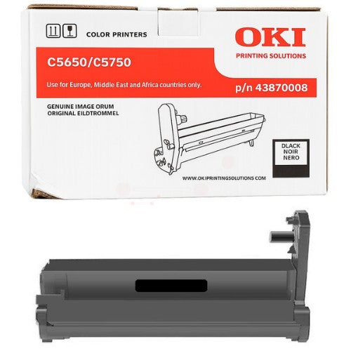 OKI 43870008 Drum kit black, 20K pages for OKI C 5650