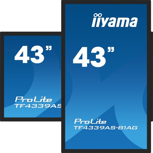 iiyama TF4339AS-B1AG computer monitor 108 cm (42.5") 3840 x 2160 pixels 4K Ultra HD LED Touchscreen Black