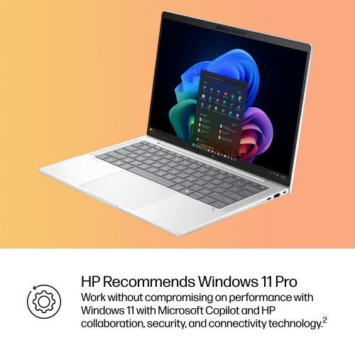 HP EliteBook X G1i Next Gen AI PC Copilot+ PC Intel Core Ultra 5 226V Laptop 35.6 cm (14") WUXGA 16 GB LPDDR5x-SDRAM 512 GB SSD Wi-Fi 7 (802.11be) Windows 11 Pro Silver