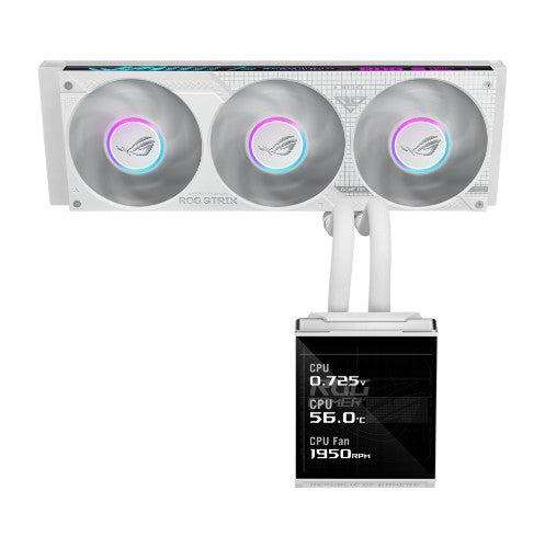 ASUS ROG STRIX SLC IV 360 ARGB LCD WHT Processor Liquid cooling kit 12 cm White 1 pc(s)