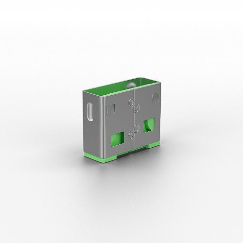 Lindy USB Port Blocker (without key) - Pack of 10, Colour Code: Green