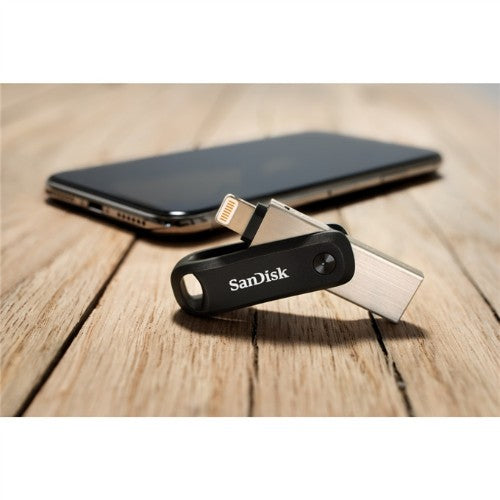 SanDisk 00183588 USB flash drive 128 GB USB Type-A / Lightning 3.2 Gen 1 (3.1 Gen 1) Black, Silver