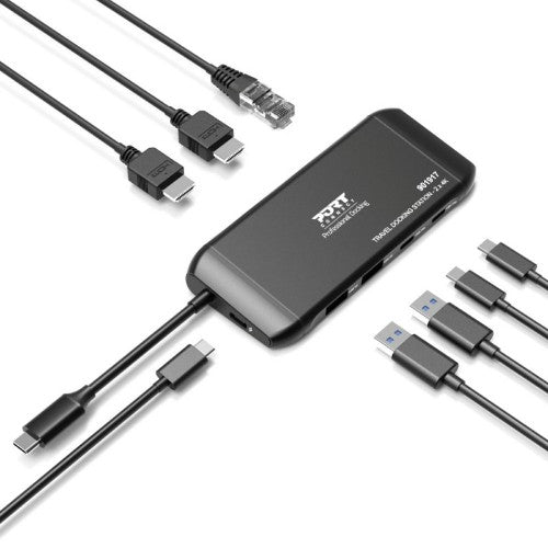 Port Designs PORT Connect Mobile docking station 2 X 4K USB-C 7 peripherals 100W