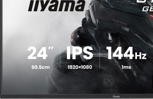 iiyama G-MASTER Get ahead with the 24" GB2441HSU Black Hawk monitor with IPS Panel Technology, 1ms MPRT and height adjustabe stand
