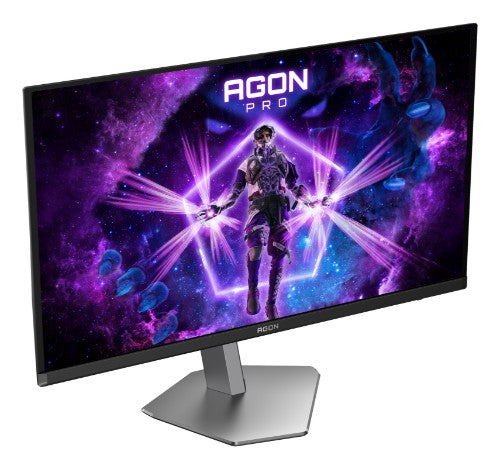 AOC AGON PRO AG276QKD2 computer monitor 67.3 cm (26.5") 2560 x 1440 pixels Quad HD QD-OLED Black, Grey