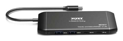 Port Designs PORT Connect Mobile docking station 2 X 4K USB-C 7 peripherals 100W