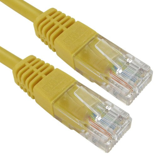 Cables Direct URT-602Y networking cable Yellow 2 m Cat5e U/UTP (UTP)