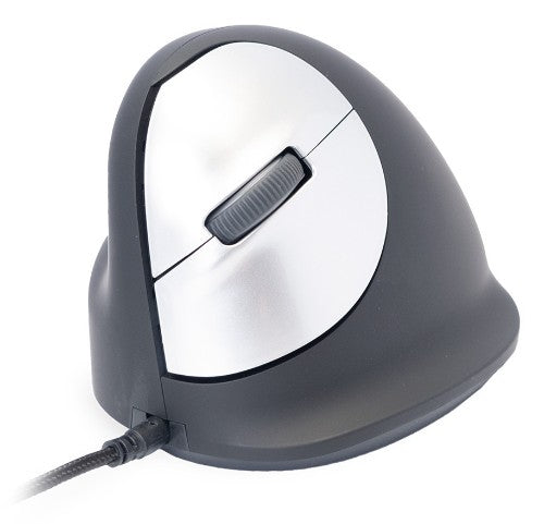 R-Go Tools Ergonomic mouse R-Go HE Break with break software, medium (hand size 165-185 mm), left-handed, Wired, black