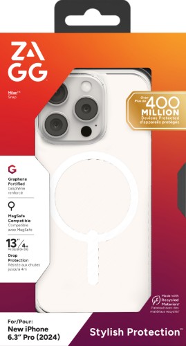 ZAGG Cases Luxe Snap Apple iPhone 16 Pro Clear