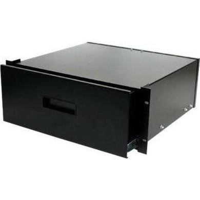 StarTech.com 4U Black Steel Storage Drawer for 19in Racks and Cabinets