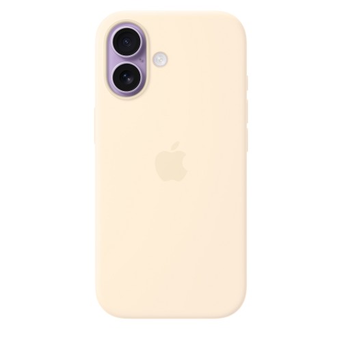 Apple iPhone 17 Silicone Case with MagSafe – Vanilla