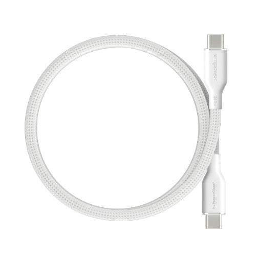 PanzerGlass empower™ by ® Magnetic 240W USB-C to USB-C Cable | USB 2.0 | 1.5M | Silver White