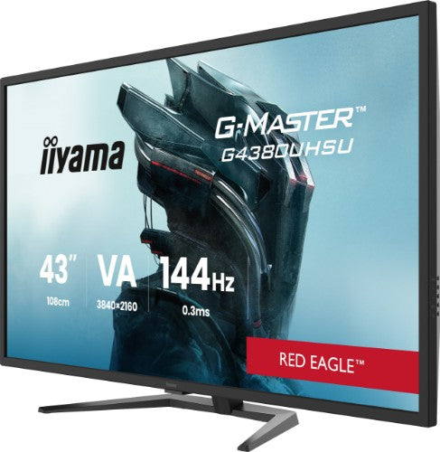 iiyama G-MASTER G4380UHSU-B2 computer monitor 108 cm (42.5") 3840 x 2160 pixels 4K Ultra HD LED Black