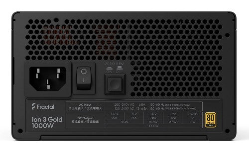 Fractal Design Ion 3 Gold 1000W power supply unit 24-pin ATX ATX Black