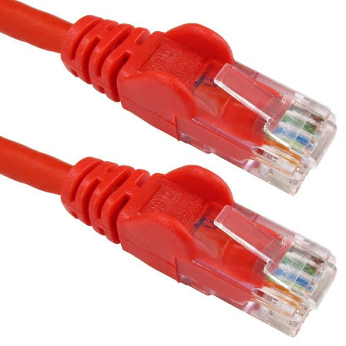 Cables Direct 10m Economy Gigabit Networking Cable - Red