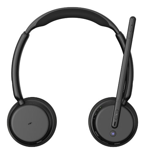 EPOS 1001375 headphones/headset Wired & Wireless Head-band Office/Call center USB Type-C Bluetooth Black