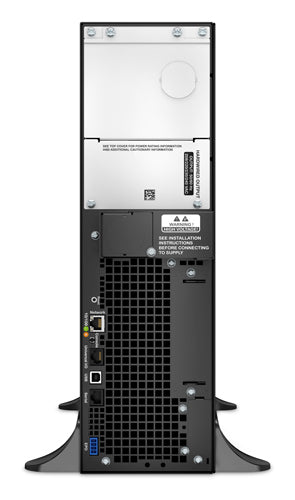 APC Smart-UPS On-Line, 5kVA, Rackmount 3U, 208V/230V, Hard wire 3-wire(2PH+G)+3-wire(H+N+E)+3-wire(H+N+G) outlets, Network Card+SmartSlot, W/ rail kit