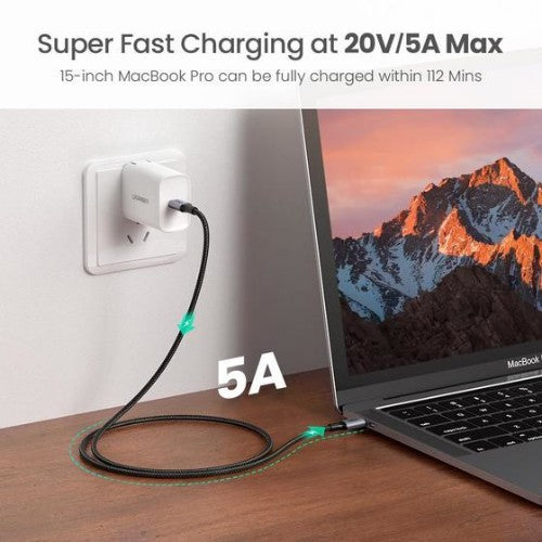 Ugreen 70429 USB cable 1 m USB C Black