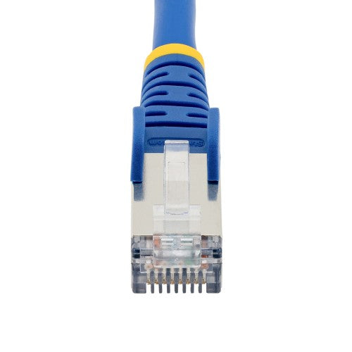 StarTech.com 7m CAT6a Ethernet Cable - Blue - Low Smoke Zero Halogen (LSZH) - 10GbE 500MHz 100W PoE++ Snagless RJ-45 w/Strain Reliefs S/FTP Network Patch Cord