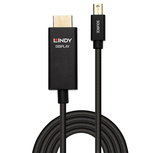 Lindy 3m Active Mini DisplayPort to HDMI Cable with HDR