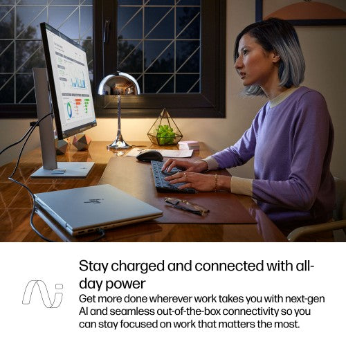HP EliteBook 6 G1q Next Gen AI PC Copilot+ PC Qualcomm Snapdragon X1P-42-100 Laptop 35.6 cm (14") WUXGA 64 GB LPDDR5x-SDRAM 1 TB SSD Wi-Fi 7 (802.11be) Windows 11 Pro Silver