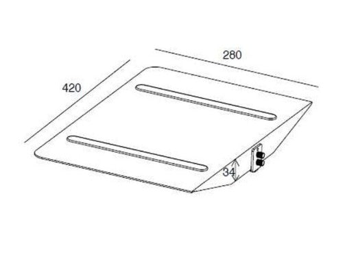 Multibrackets M Public Display Stand Shelf Black