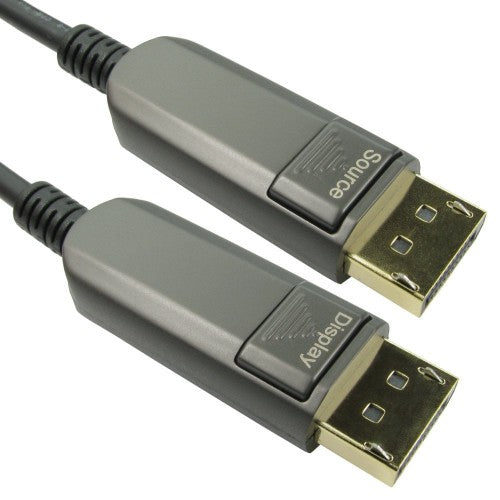 Cables Direct AOCDP-020 DisplayPort cable 20 m Black, Grey