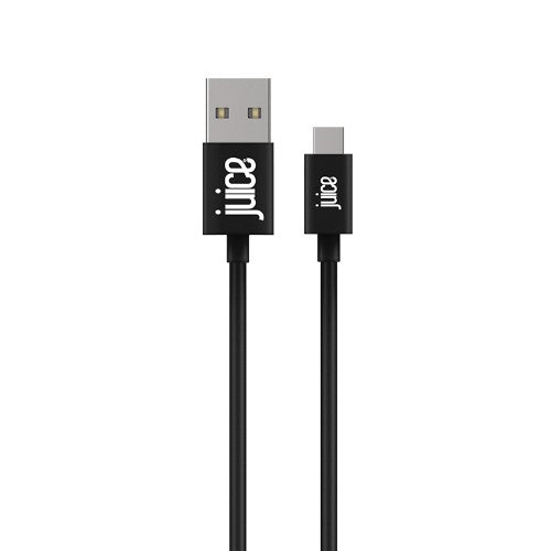 Juice JUI-CABLE-TYPEC-TYPEC-1M-RND-BLK USB cable 2 m USB 3.2 Gen 1 (3.1 Gen 1) USB A USB C Black