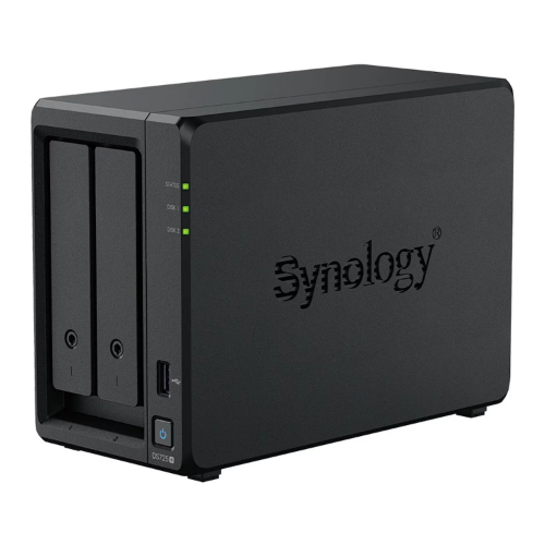 Synology DiskStation DS725+ NAS/storage server Ryzen Embedded R1600 4 GB DDR4 0 TB Black