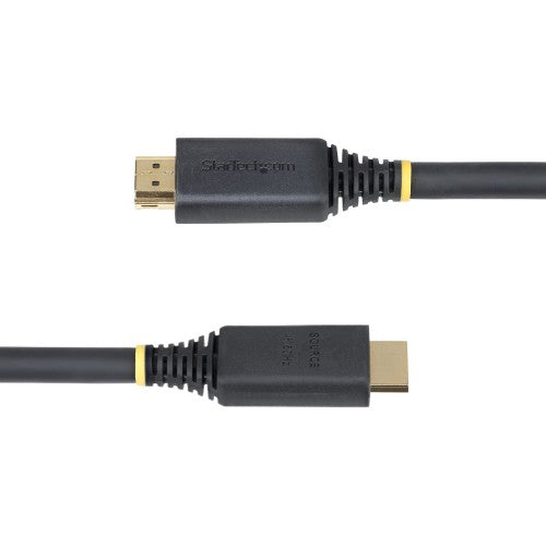 StarTech.com 10m (32.8ft) Active High Speed HDMI Cable, 4K 60Hz/1440p 144Hz, HDR10/HDCP 2.2/ARC, 18Gbps, UHD HDMI 2.0 Cord for TV/Monitor/Display, TPE Jacket