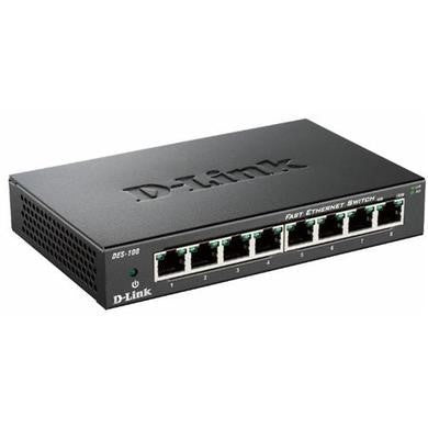 D-Link 8-Port Fast Ethernet Unmanaged Desktop Switch