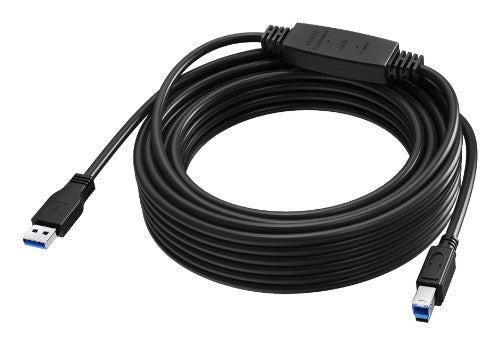Vision TC 10MUSB3.0+/BL USB cable USB 3.2 Gen 1 (3.1 Gen 1) 10 m USB C USB B 5 Gbit/s Black