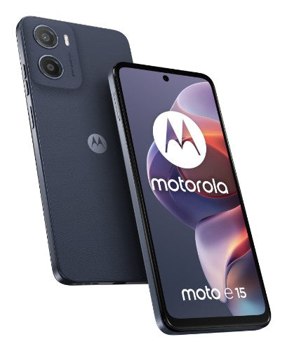 Motorola moto e15 16.9 cm (6.67") Dual SIM Android 14 Go edition 4G USB Type-C 2 GB 64 GB 5200 mAh Blue