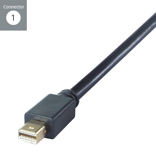 connektgear Mini DisplayPort to DVI-D Active Adapter - Male to Female (Mini DP Source)