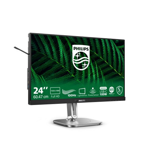 Philips 5000 series 24B2G5301/00 computer monitor 60.5 cm (23.8") 1920 x 1080 pixels Full HD LCD Black