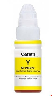 Canon 0666C001/GI-490Y Ink bottle yellow, 7K pages 70ml for Canon Pixma G 1400