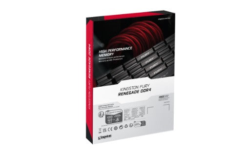 Kingston Technology FURY 32GB 3600MT/s DDR4 CL16 DIMM (Kit of 2) 2RX8 Renegade Black