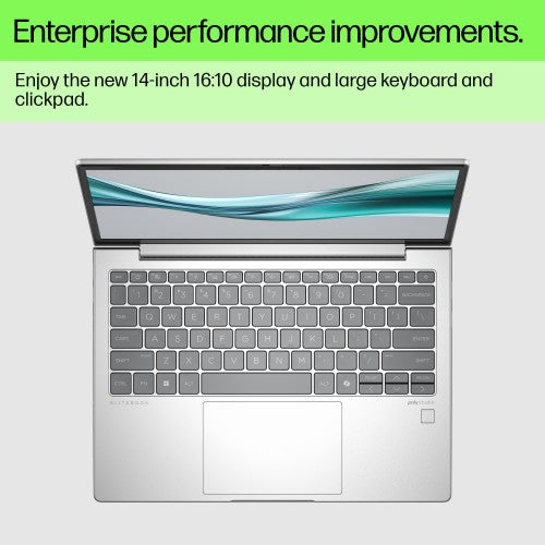 HP EliteBook G11 Intel Core Ultra 5 125U Laptop 33.8 cm (13.3") WUXGA 8 GB DDR5-SDRAM 256 GB SSD Wi-Fi 6E (802.11ax) Windows 11 Pro AI PC Silver