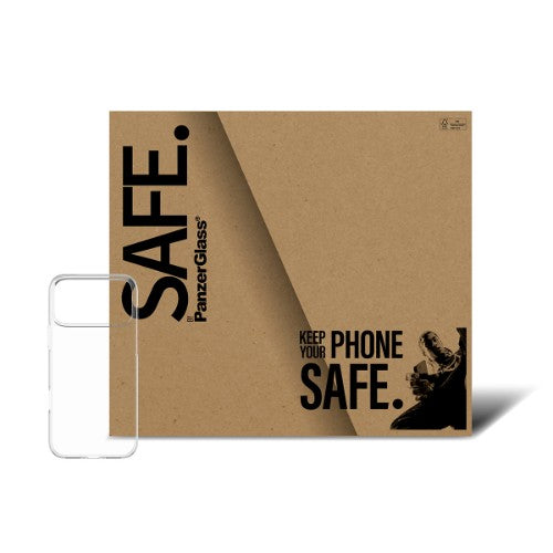 PanzerGlass SAFE. by ® TPU Case Transparent iPhone 17 Pro Max | Bulk