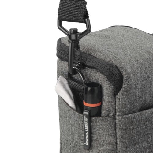 Hama Terra 130 Camera Bag, 20 x 10.5 x 16.5 cm inside, grey