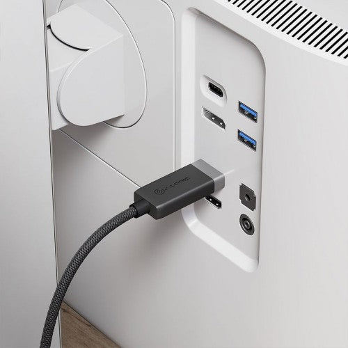 ALOGIC FUDPHD2-SGR video cable adapter 2 m DisplayPort HDMI Black, Grey