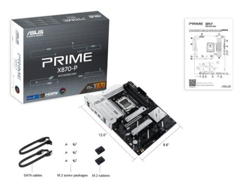 ASUS PRIME X870-P AMD X870 Socket AM5 ATX