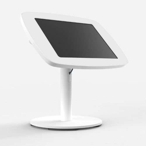 Bouncepad Original Twist + Counter Base | Apple iPad 8th & 9th Gen 10.2 (2020 - 2021) | White | Exposed Front Camera and Home Button