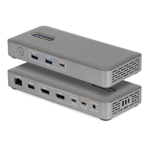 StarTech.com USB4 Docking Station, Driverless Dual 4K for macOS and Windows, Universal USB-C Dock with 100W Laptop Charging and 2.5GbE