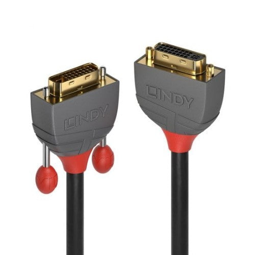 Lindy 3m DVI-D Dual Link Extension Cable, Anthra Line