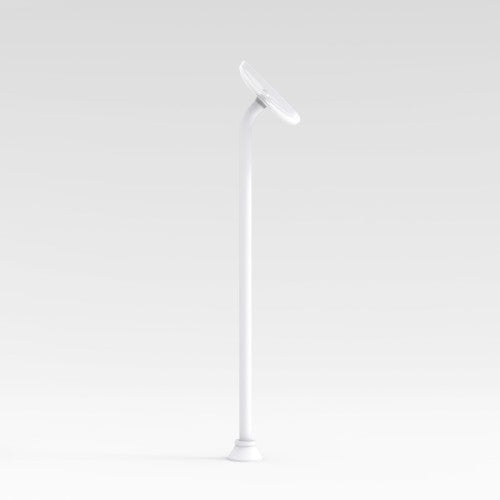 Bouncepad Floorstanding Slim | Samsung Galaxy Tab S3 9.7 (2017) | White | Covered Front Camera and Home Button |