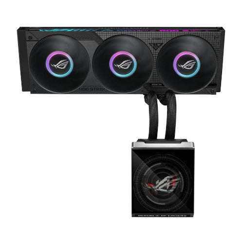 ASUS ROG Strix SLC IV 360 ARGB LCD Processor Liquid cooling kit 12 cm Black 1 pc(s)