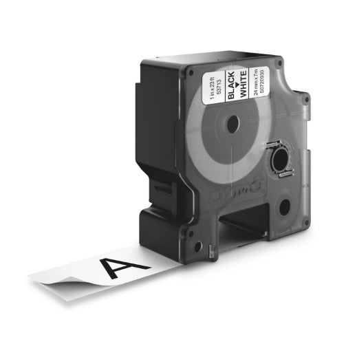 Dymo 53713/S0720930 DirectLabel-etikettes black on white 24mm x 7m for Dymo D1 6-24mm/400 Duo