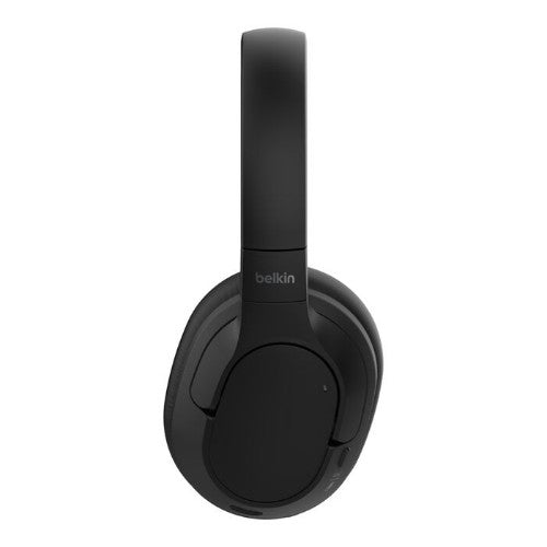Belkin AUD008HQBK headphones/headset Wireless Head-band Calls/Music USB Type-C Bluetooth Black